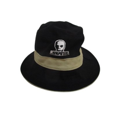 画像1: SKULLSKATES STRIPE BACKET HAT