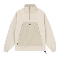 MAGENTA CAMP HIGHNECK HALF ZIP PULLOVER 