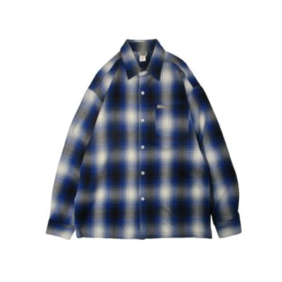 画像1: CALTOP ART2000 L/S OMBRE CHECK SHIRTS