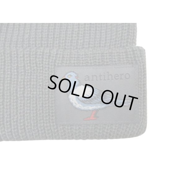 画像2: ANTIHERO LIL PIGEON LABEL CUFF BEANIE (2)