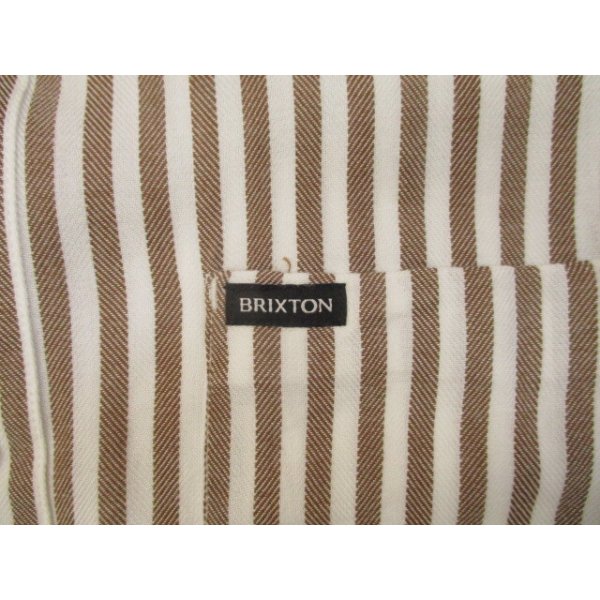 画像2: BRIXTON CHARTER HB STRIPE S/S SHIRTS (2)