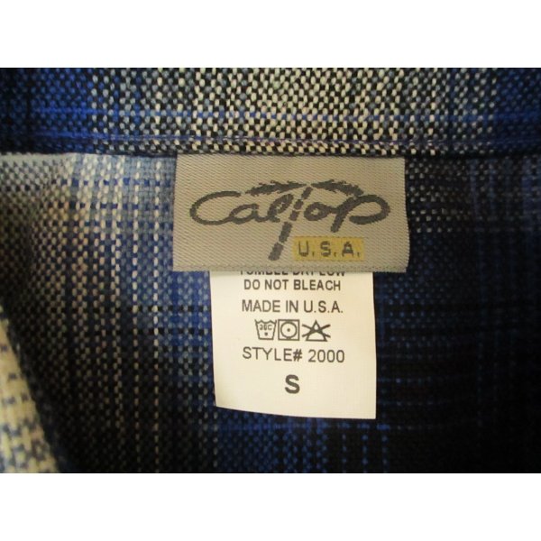 画像3: CALTOP ART2000 L/S OMBRE CHECK SHIRTS (3)