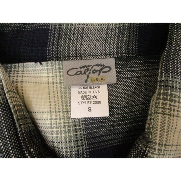 画像3: CALTOP ART2000 L/S OMBRE CHECK SHIRTS (3)