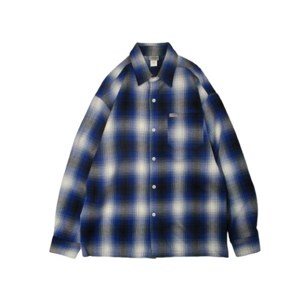 画像1: CALTOP ART2000 L/S OMBRE CHECK SHIRTS (1)