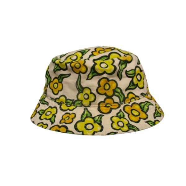 画像1: KROOKED FLOWERS BUCKET HAT (1)