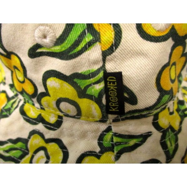 画像2: KROOKED FLOWERS BUCKET HAT (2)