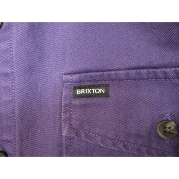 画像2: BRIXTON HERRINGBONE LW RELAXED OVER SHIRT (2)